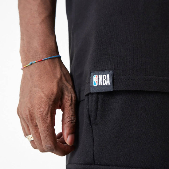 New Era Ανδρική κοντομάνικη μπλούζα Milwaukee Bucks NBA Arch Wordmark Oversized T-Shirt